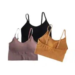 Women Pack of 3 Lightly Padded Sports Bras-image-7