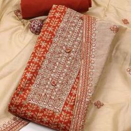 Women Cotton Unstitched Dress Material-image-54