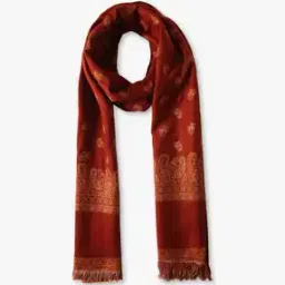 Floral Print Shawl with Frayed Hem-image-13