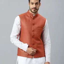 Nehru Jacket with Welt Pockets-40