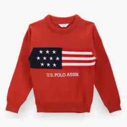 Boys Brand Embroidered Cotton Round-Neck Sweater-picture-14