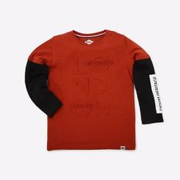 Colourblock Round-Neck T-shirt-image-71