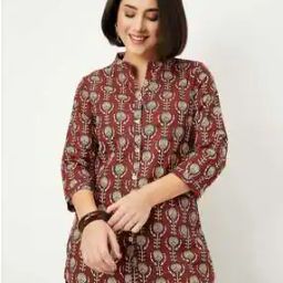 Women Printed Short Kurti-image-47