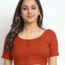 Women Hand-Embroidered Front-Open Blouse-picture-2