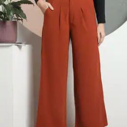 Women Relaxed Fit Trousers-image-71