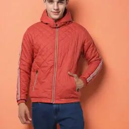 Zip-Front Hooded Puffer Jacket-42
