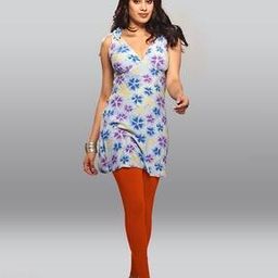Ankle-Length Leggings with Elasticated Waist-image-79