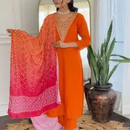 Women Straight Kurta Set-image-29