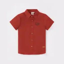 Sustainable Cotton Shirt with Spread Collar-picture-41