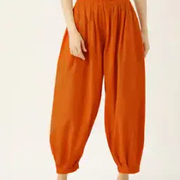 Pleated Salwar with Elasticated Waist-image-46