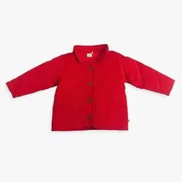 Girls Quilted Heavy Winter Jacket with Welt Pockets-picture-23
