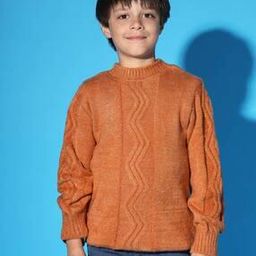 Boys Knitted Crew-Neck Pullover-image-18