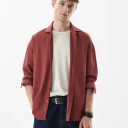 Men Regular Fit Shirt with Full Sleeves-image-85