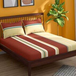 152 TC Hashtag Cotton Bedsheet-image-77
