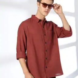 Men Woven Oversized Fit Shirt-image-1