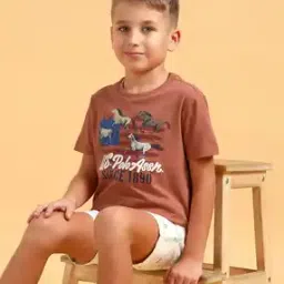 Boys Graphic Print Crew-Neck T-Shirt-image-64