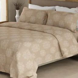 150 TC Printed King Size Bedsheet with Pillow Cover-24