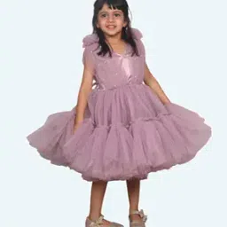 Girls Embellished Fit & Flare Dress-image-80