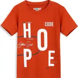 Boys Graphic Print Regular Fit Round-Neck T-Shirt-image-99
