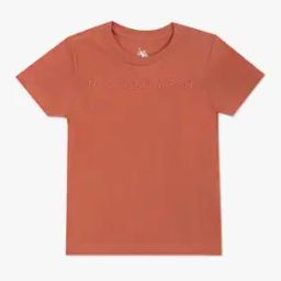 Boys Embroidered Logo Regular Fit Round-Neck T-Shirt-image-61