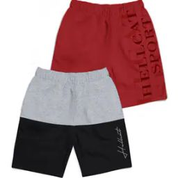 Pack of 2 Typographic Print Bermuda Shorts-picture-43