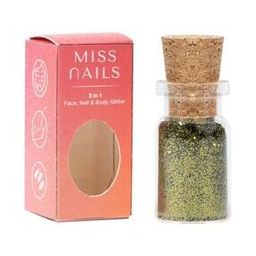 3 In 1 Glitter Nail Polish - 8 Olive Lover-image-3