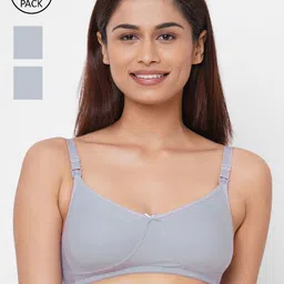 Inner Sense Grey Solid Non-Wired Non Padded Organic Cotton Maternity Sustainable Bra IMB005D_5D_5D-image-29