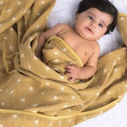 THEONI Brown & White Geometric Printed Cotton AC Room 150 GSM Single Bed Blanket-4