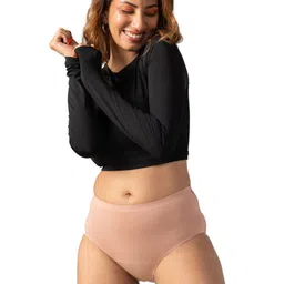 Mahina Reusable & Leak Proof Period Panty Maple Sugar Modal Mid Rise Heavy Flow Pack of 1-picture-32