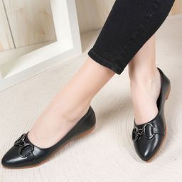 DressBerry Women Western - Embellished Slip-On Pointed Toe Mules Flats-16