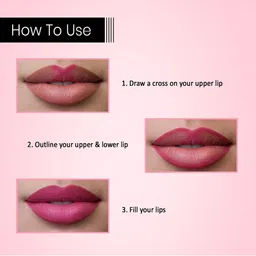 Moraze Non Transfer Lip Color Kiss Proof Vegan Non Toxic 3 ML Guess My Name image 2