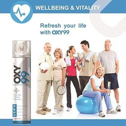 OXY99 Portable Oxygen Cylinder 2 Pack (12 Ltr) with Mask, Tube & Elastic Strap - Oxygen Cylinder For Home, Oxygen kit For First Aid, Oxygen Can For High Altitude & Mountain Climbing ING. BOSCHI ITALY image 2