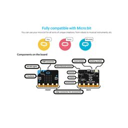 ELECROW Crowtail-Starter Kit For Micro:bit Learn And Create With The Crowtail Micro:bit Starter Kit With Tutorial Compatible With Microbit Electronics Kit - RS7065ELECROW Crowtail-Starter Kit For Micro:bit Learn And Create With The Crowtail Micro:bit Starter Kit With Tutorial Compatible With Microbit Electronics Kit - RS7065 image 4