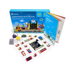 ELECROW Crowtail-Starter Kit For Micro:bit Learn And Create With The Crowtail Micro:bit Starter Kit With Tutorial Compatible With Microbit Electronics Kit - RS7065ELECROW Crowtail-Starter Kit For Micro:bit Learn And Create With The Crowtail Micro:bit Starter Kit With Tutorial Compatible With Microbit Electronics Kit - RS7065 image 1