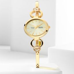 Titan Women Cream-Coloured Analogue Watch NM2621YM01-picture-8