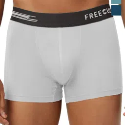 FREECULTR Pack Of 4 Mid-Rise Anti-Bacterial Trunks FC-XT-T-MAB-CW-MB-AG-04-35
