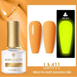 BORN PRETTY Glow-In-Dark Macaron Gel Nail Polish - LM11-45