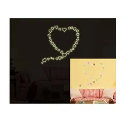 Jaamso Royals Green Cortina Love Radium Theme Printed PVC Wall Sticker-picture-26