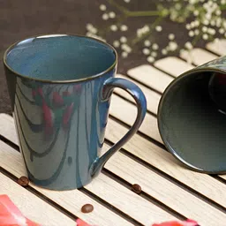 Freakway Grey 2 Pieces Ceramic Glossy Mugs 300 ml-10