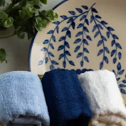 MUSH Pack Of 3 Bamboo Ultra Soft & Eco Friendly Face Towels - 600 GSM-picture-36