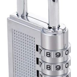 Generic 4 Digit Combination Lock for Bag, Door, Home - Multi Color - Small Lock image 1