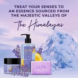 LUX Essence of Himalayas Set of 5 Lavender & Vitamin C Exfoliating Soap Bar - 125g each image 5