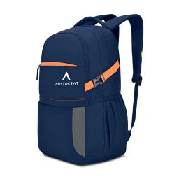 Aristocrat Smash 32L Laptop Backpack & Rain Cover - Blue (M)-picture-9