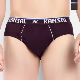 KANSAL Pack Of 3 Low_Rise Cotton Basic Briefs 4.CUT_1062_P3_NMC-picture-24