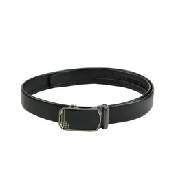 WINSOME DEAL Men Black Textured Belt-image-50