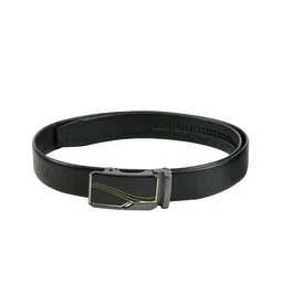 WINSOME DEAL Men Black Textured Belt-image-16