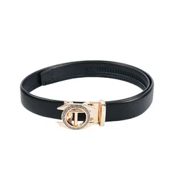 WINSOME DEAL Men Black Solid Belt-image-98