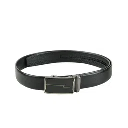 WINSOME DEAL Men Black Textured Belt-image-57