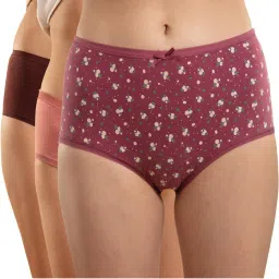 Nykd by Nykaa Hipster Panty With Outer Elastic-nyp033-assortment 2 Multi-Color (Pack of 3)-picture-36