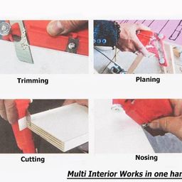 ARUDIP Edge Banding Trimmer, Cutting, Nosing 3 in 1 Multi Working Tool with Angle 45° & 90° Trimming & Planer | Highly useful for Gypsum, Mica, Veneer, ACP and Woodworking Projects image 3